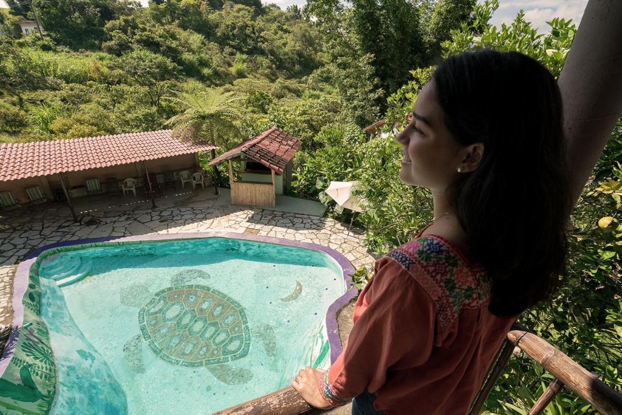 Cabanas Los Achicuales Cuetzalán del Progreso Buitenkant foto